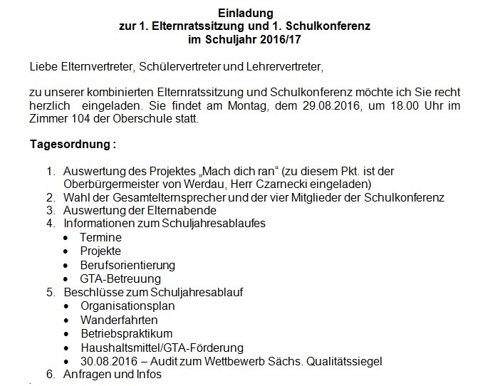 1. Elternratssitzung_ August 2016